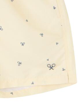 Maillot de bain Silbon raquetas jaune pour homme