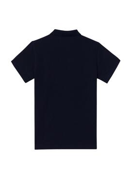 Polo Silbon classique bleu marine pour homme