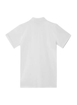 Polo Silbon clásico blanco para hombre
