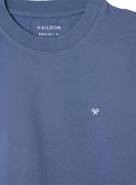 T-shirt Silbon The Club Saint Tropez bleue pour homme