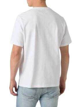 T-shirt Helly Hansen Core blanc pour homme.