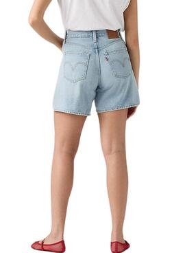 Bermuda en jean Levis High Baggy para mujer