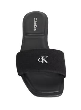 Sandales Calvin Klein Jeans Square noir pour femme