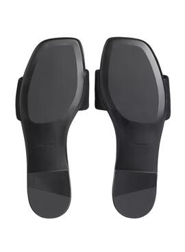 Sandales Calvin Klein Jeans Square noir pour femme