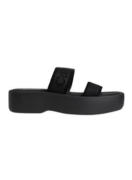 Sandales Calvin Klein Jeans Flatform noires pour femme
