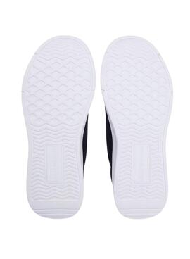 Chaussures Tommy Hilfiger Knitted Runner bleues pour homme