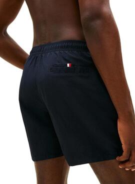 Maillot de bain Tommy Hilfiger logo bleu marine pour homme