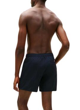 Maillot de bain Tommy Hilfiger logo bleu marine pour homme
