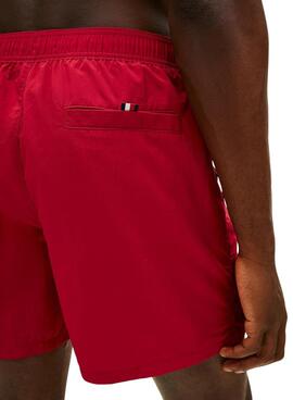 Maillot de bain Tommy Hilfiger Flag rouge pour homme