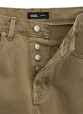 Short en jean Vans vert pour homme.