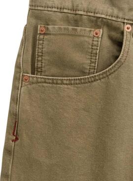 Short en jean Vans vert pour homme.