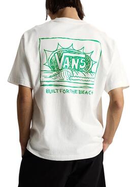 T-shirt Vans Bright Day blanc pour homme.