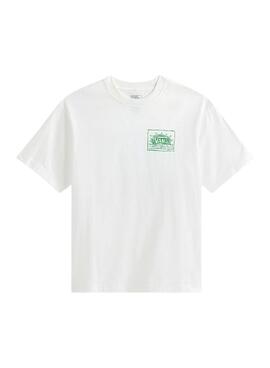 T-shirt Vans Bright Day blanc pour homme.