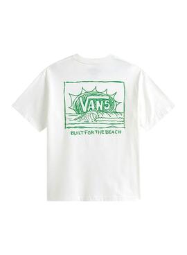 T-shirt Vans Bright Day blanc pour homme.