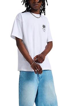 T-shirt Vans Stacked blanc pour homme