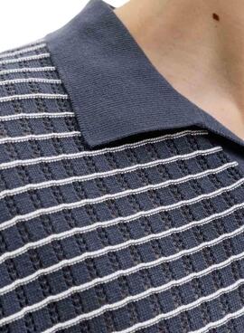 Polo Jack and Jones Nantucket rayures bleues pour homme