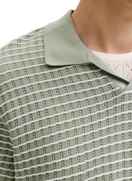 Polo Jack and Jones Nantucket vert pour homme