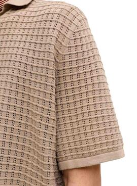Polo Jack and Jones Nantucket beige pour homme