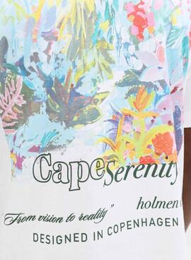 T-shirt Jack and Jones Montauk blanc pour homme