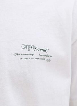 T-shirt Jack and Jones Montauk blanc pour homme