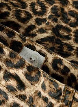 Shorts Name It Rosees léopard pour fille