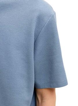 T-shirt Jack and Jones Austin bleue pour homme