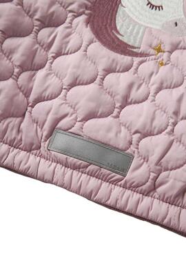 Veste matelassée Name It Marlon rose pour fille