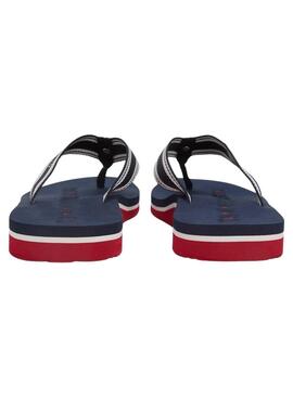 Sandales Tommy Hilfiger Webbing marine pour femme