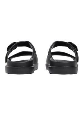 Sandales Tommy Hilfiger Light à double bride noir pour femme