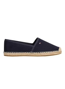 Espadrilles Tommy Hilfiger Flag Canvas marine pour femme