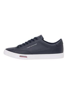 Chaussures Tommy Hilfiger Vulc Core en cuir marine pour homme