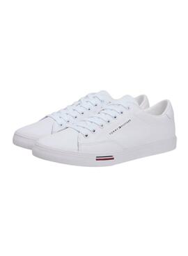 Chaussures Tommy Hilfiger Vulc Core en cuir blanc pour homme