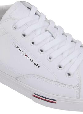 Chaussures Tommy Hilfiger Vulc Core en cuir blanc pour homme