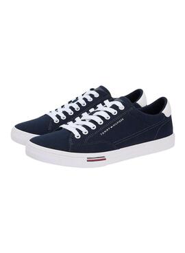 Chaussures Tommy Hilfiger Vulc Core en toile marine pour homme