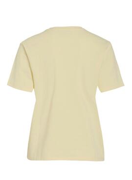 T-shirt Vila Nora jaune pour femme