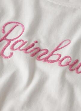 Maillot Name It Dybba blanc pour fille