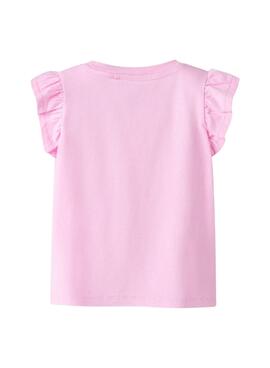 T-shirt Name It Flittaz rose pour fille