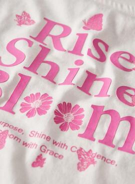 T-shirt Name It Futia blanc pour fille