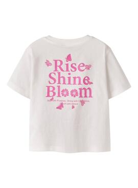 T-shirt Name It Futia blanc pour fille