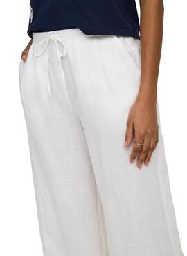 Pantalon blanc Only Lita pour femme