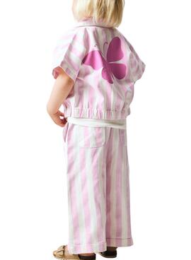 Chemise Name It Friba rose pour fille