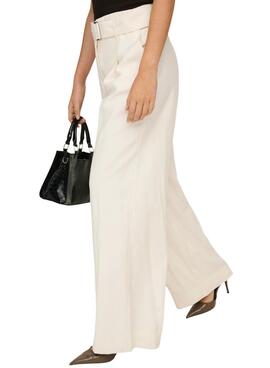 Pantalon Only Tila blanc pour femme