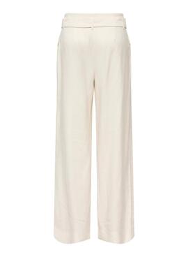 Pantalon Only Tila blanc pour femme