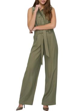Jumpsuit Only Tila vert pour femme.