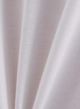 T-shirt New Balance oversize blanc pour femme