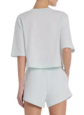 T-shirt New Balance oversize turquoise pour femme