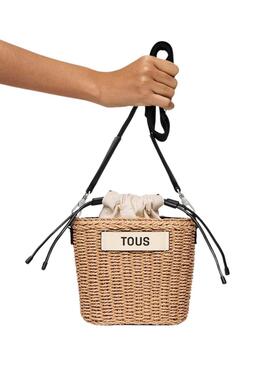 Sac à main Tous Scoubidou naturel et noir pour femme