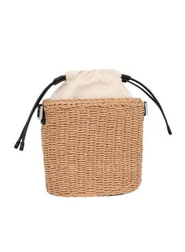 Sac à main Tous Scoubidou naturel et noir pour femme