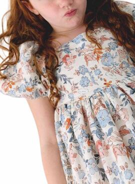 Robe Mayoral imprimée fleurie multicolore pour fille