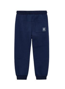 Pantalon jogger bleu marine avec fermetures éclair pour garçon